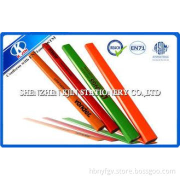 Multi Color Rectangle Line Drawing Pencil / Wood Carpenter